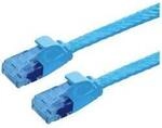VALUE Patchkabel Cat.6A (Class EA) UTP, extra-flach, blau, 1 m 21.99.2051