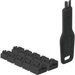 LINDY 47891 RJ-45-Portschl&ouml;sser + Schl&uuml;ssel Schwarz