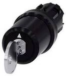 Siemens 3SU10005BN010AA0 3SU1000-5BN01-0AA0 Schl&uuml;sselschalter 2 x 45 &deg; IP66, IP67,