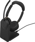 JABRA 36599-999-989, Jabra Evolve3 65 Stereo, LINK 390a, MS On Ear Headset...