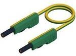 Hirschmann Test & Measurement MLB 100/1 V ge/gn Messleitung Lamellenstecker 4 mm