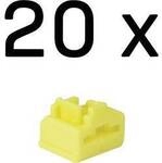 LINDY 47901 RJ45-Portschl&ouml;sser Gelb