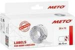 METO Preis-Etiketten 9506165 Permanent haftend Etiketten-Breite: 26 mm