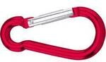 d&ouml;rner + helmer 4815724 Karabinerhaken Aluminium rot eloxiert 60 mm 20 St.