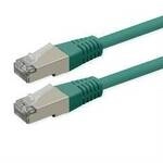 ROLINE Patchkabel Cat.6 (Class E), PoE, S/FTP (PiMF), gr&uuml;n, 0,3 m 21.51.1313