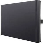 Sigel CO200 Notizbuch Conceptum Hardcover DIN A4 quer blanko Schwarz 66 Blatt