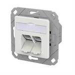 METZ CONNECT E-DAT C6A LSA++ Dose, 2 Port, UPk, verkehrswei&szlig; 130E381127-I