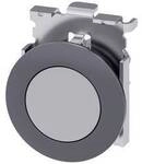 Siemens 3SU1060-0JB80-0AA0 Drucktaster, 30 mm, rund, Metall, matt, grau, Frontri
