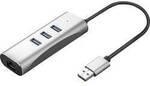 VALUE USB-A zu Gigabit Ethernet Konverter + Hub 12.99.1116