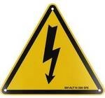 Warnschild-Hybrid-Blitz, Aluminium, 200 mm KS Tools 117.0178