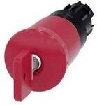 Siemens 3SU1000-1HQ20-0AA0 Not-Halt-Pilzdrucktaster mit Verdrehschutz IP66, IP67,