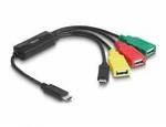 Delock 64203 USB-Hub 3+1 Port USB-A, USB-C&reg; USB 2.0 480 MBit/s mit USB-C&reg; Stecker