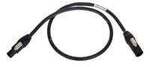 Neutrik 1027564 Strom Anschlusskabel Schwarz 1 m