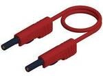 Hirschmann Test & Measurement MLB 200/1 V rt Messleitung Lamellenstecker 4 mm