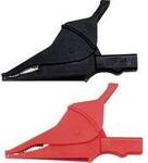 Chauvin Arnoux Krokodilklemmen-Set Rot, Schwarz Klemmbereich max.: 42.86 mm 1...
