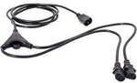 HAWA 1008272 Kaltger&auml;te Y-Kabel Schwarz 2.35 m