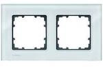 Siemens Schalterprogramm 2fach Rahmen Delta Glas 5TG12020 1 St.