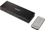 SpeaKa Professional SP-SWAP-500 KVM-Matrix-Switch mit Audio-Ports 3480 x 2160...