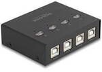 Delock 11507 USB 2.0-Umschalter Schwarz