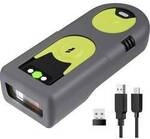inateck BCST-42_green Barcode-Scanner Bluetooth&reg;, Funk 1D, 2D LED Black, Green