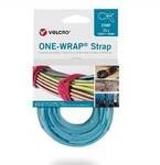 VELCRO&reg; One Wrap&reg; Strap 20mm x 330mm, 25 St&uuml;ck, t&uuml;rkis VEL-OW64710