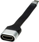 ROLINE Display Adapter USB Typ C - HDMI, ST/BU, 0,13 m 12.03.3212