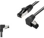 BKL Electronic 144020 RJ45 Patchkabel CAT 8.1 S/FTP 3 m Schwarz Halogenfrei 1...