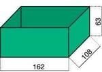 H&uuml;nersdorff Sortimentskoffer-Einsatz (L x B x H) 162 x 108 x 63 mm Anzahl...
