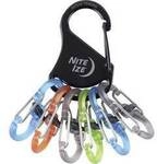 NITE Ize Schl&uuml;ssel-Karabiner KLKP-01-R3 Schwarz, T&uuml;rkis, Orange, Grau, Gr&uuml;n...