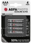 AgfaPhoto Ultra LR03 Micro (AAA)-Batterie Alkali-Mangan 1.5 V 4 St. 110-821856