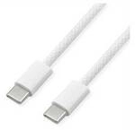 Value USB-C&reg; Kabel USB 2.0 USB-C&reg; Stecker, USB-C&reg; Stecker 3 m Wei&szlig; Flexibel,