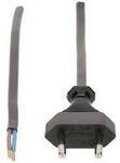 Max Hauri 138770 Strom Anschlusskabel Schwarz 3 m