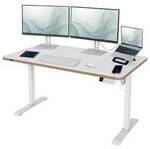Leitz Sitz-/Steh-Schreibtisch Ergo Wei&szlig; 6773-00-01 max. H&ouml;he: 118 cm