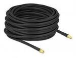 Delock WLAN-Antennen Anschlusskabel [1x SMA-Stecker - 1x SMA-Buchse] 15 m Schwarz