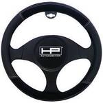 HP Autozubeh&ouml;r Lenkradbezug (&Oslash; x H) 39 cm x 4 cm Velours, Kunstleder Schwarz 37 -