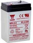 Yuasa NP4.5-6 Bleiakku 6.0 V 4500 Blei-Vlies (AGM) (B x H x T) 47 x 106 x 70 mm
