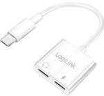 LogiLink USB-C&reg;, Audio Adapter [1x USB-C&reg; - 1x USB-C&reg; Buchse, USB-C&reg; Buchse