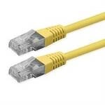 ROLINE Patchkabel Cat.6 (Class E), UTP, PoE, gelb, 0,5 m 21.51.1522