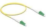 Delock 83219 Glasfaser LWL Anschlusskabel 0.5 m Gelb [1x LC APC-Stecker - 1x LC