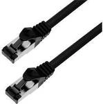 BKL Electronic 144004 RJ45 Patchkabel CAT 8.1 S/FTP 3 m Schwarz Halogenfrei 1...