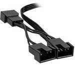 PC-L&uuml;fter Y-Kabel [1x PC-L&uuml;fter Buchse 4pol. - 3x PC-L&uuml;fter Buchse 4pol.] 0.35 m