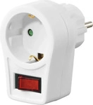 HAMA 00223212, hama 00223212 Steckdosenadapter, Schutzkontakt-Steckdose, Schalter,