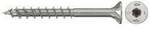 Fischer 574155 Spanplattenschraube 5 mm 60 mm TX rostfreier Stahl 100 St.