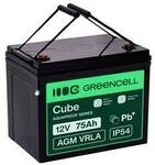 Green Cell GC-AGM12V75AH-J Bleiakku Blei-Vlies (AGM) 75 Ah 12 V 1 St.