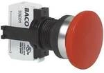 BACO L21AD01C Not-Aus-Schalter Frontring Kunststoff, verchromt 600 V 10 A 1 &Ouml;ffner