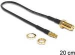 Delock WLAN-Antennen Anschlusskabel [1x SMA-Stecker - 1x SMA-Buchse] 0.2 m...