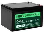 Green Cell GC-AGM12V12AH-H Bleiakku Blei-Vlies (AGM) 12 Ah 12 V 1 St.