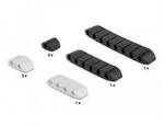 Delock Kabel-Halteclips Thermoplast Schwarz, Wei&szlig; flexibel (&Oslash; x H) 5 mm x 10 mm 10