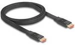 Delock HDMI Anschlusskabel HDMI-A Stecker 1 m Schwarz 81001 8K UHD, vergoldete