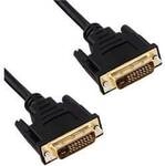 Akyga DVI Anschlusskabel DVI-D 24+1pol. Stecker 1.8 m Schwarz AK-AV-06...